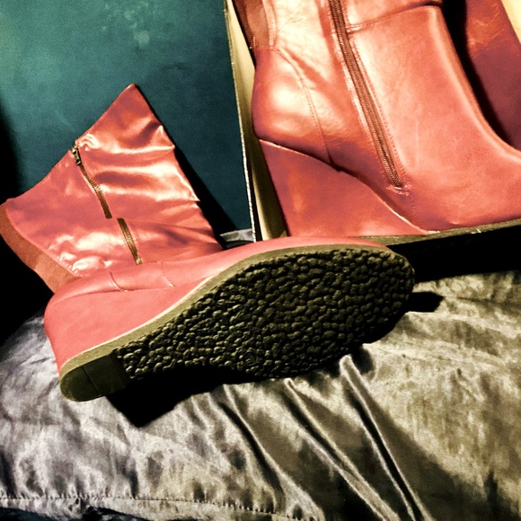 Ashley Stewart Wedge Boots - Picture 2 of 2